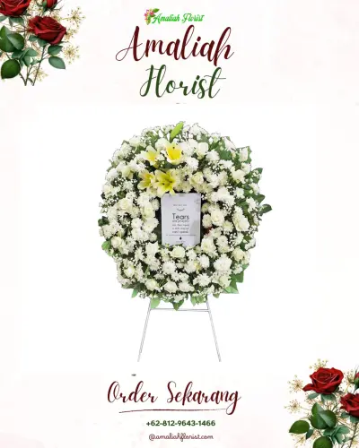 Krans Bunga Duka Cita di Cibungbulang